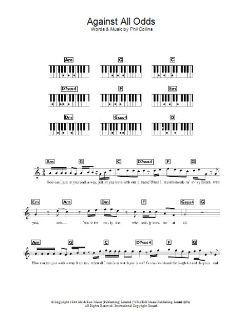 Phil Collins Against All Odds Übersetzung von Texte.